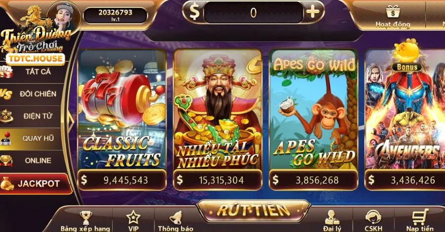Slot game bài win68